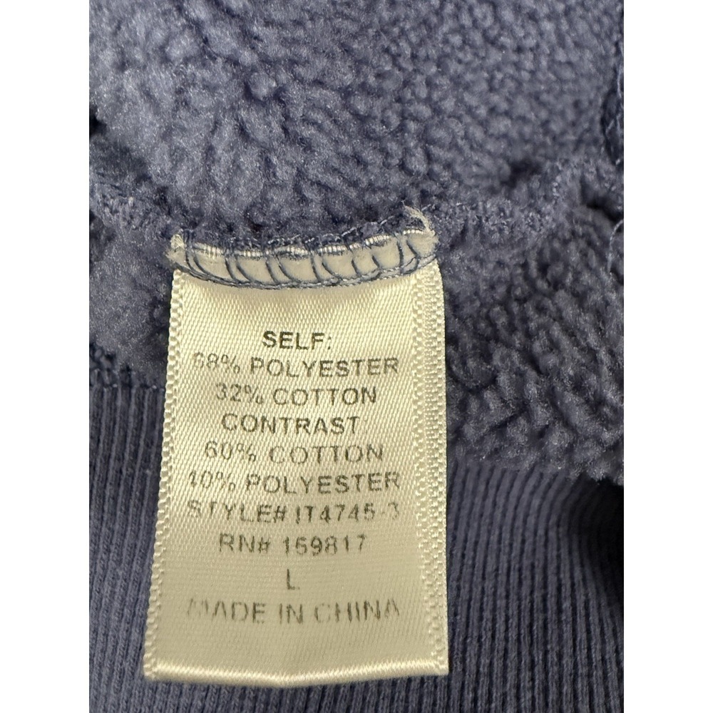 Altar'd State Do What Makes You Happy Fleece Lined Oversized Sweatshirt Purple L - Picture 9 of 11